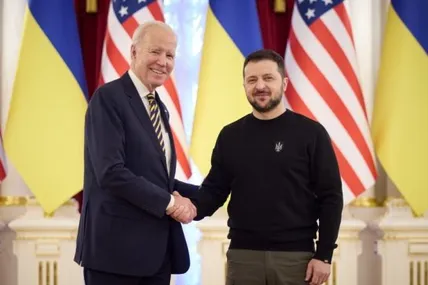 Володимир Зеленський та Джо Байден. Фото: Укрінформ