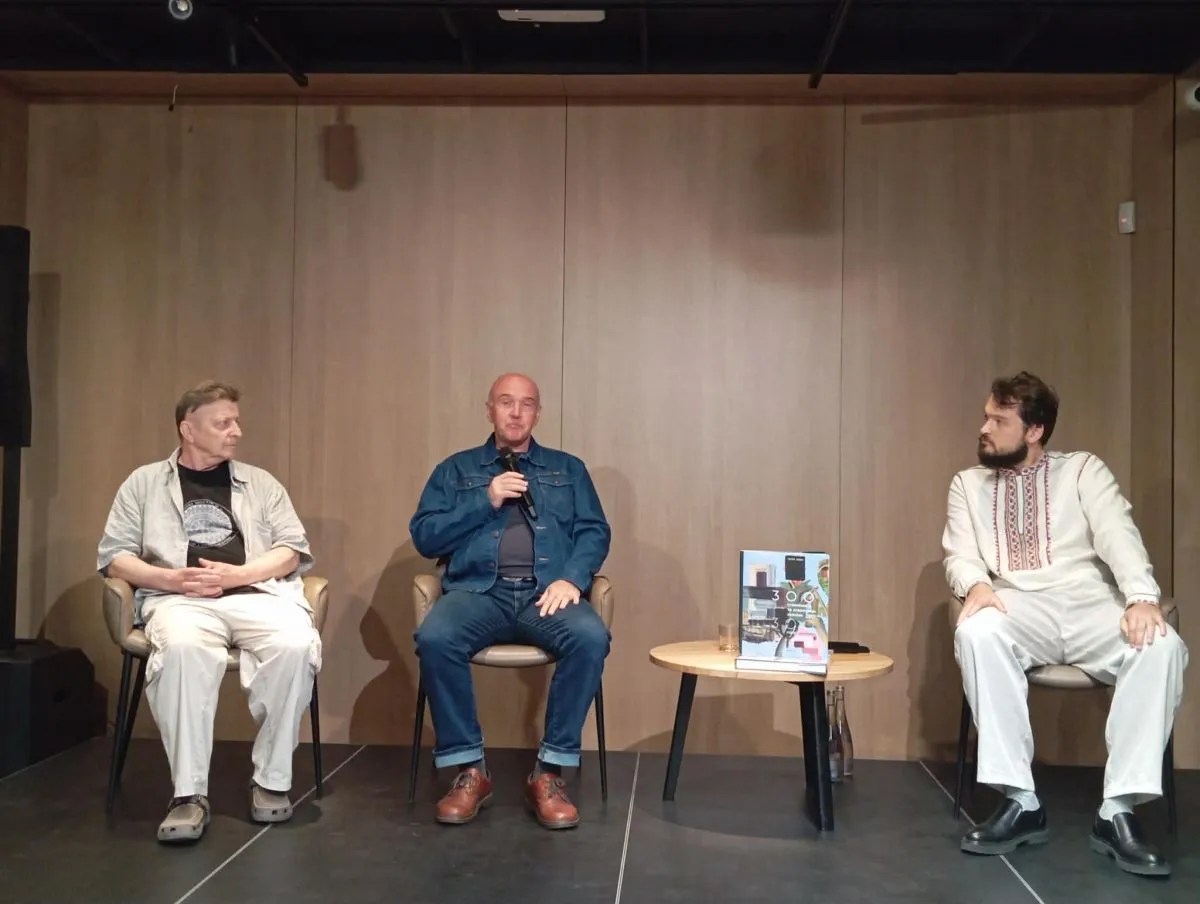 Влодко Кауфман, Петро Бевза, Богдан Бевза (зліва направо)