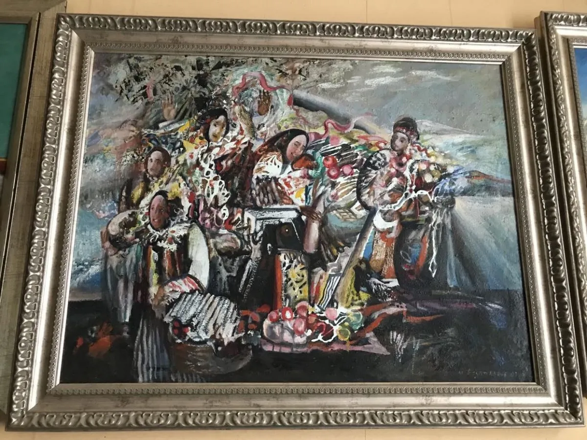 «Празник», полотно, олія, 1987 р