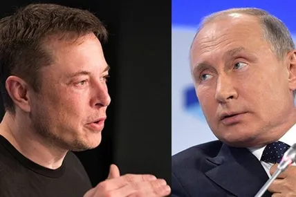 Ілон Маск і володимир путін