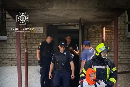 Пожежа у Львові. Фото: Головне управління ДСНС України у Львівській області