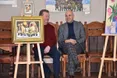 У Славську митець Петро Сипняк презентує Різдвяну тематику на полотні