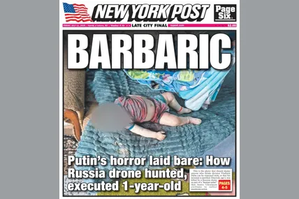 New York Post присвятила обкладинку вбитому росіянами немовляті