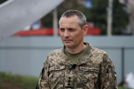 Речник Повітряних Сил України Юрій Ігнат, фото: Суспільне