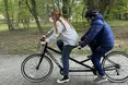 У Стрийському парку відкрили прокат велосипедів для незрячих та ветеранів