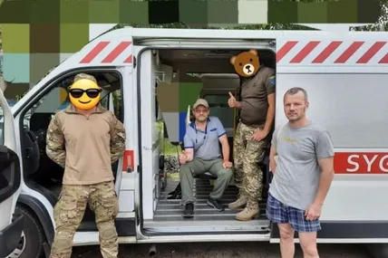 В’ячеслав Скічко - "кіборг" серед волонтерів. Фото НСЖУ
