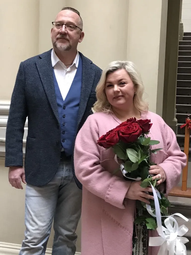 Галина Сиротюк і граф Ян Шептицький.