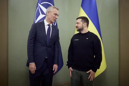 генсек НАТО Єнс Столтенберг та Зеленський. Фото з відритих джерел