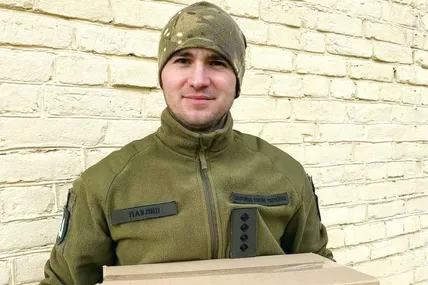 Навіть в армії Іван Павліш пам’ятає про улюблений батат. Фото з архіву Івана Павліша.