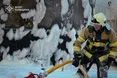 росія вдруге за добу атакувала об'єкт на Київщині: пожежу гасили до ночі