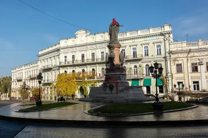 Пам'ятник Катерині ІІ в Одесі. Фото Суспільне Одеса