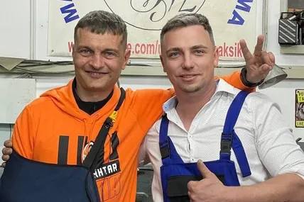 Михайло Діанов та Дядько Максим. Фото з ФБ Максима Когута