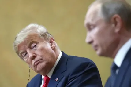 Дональд Трамп та володимир путін. Фото: TASS
