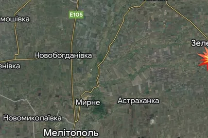 Карта ураження ворожих сил із мережі
