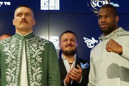 Олександр Усик і Даніель Дюбуа. Фото Usyk-17 Promotions