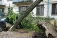 Через ураган у Москві виїзд із резиденції Медведєва заблоковано