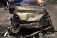 Нічна ДТП на Сихові: Tesla зіткнулася з Volkswagen, травмовано трьох дітей