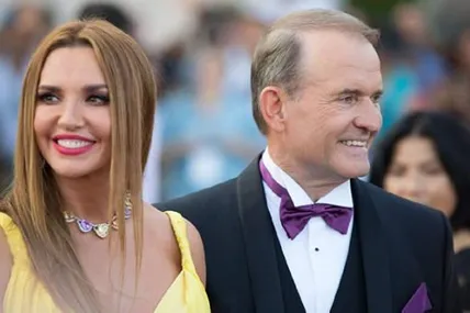 Оксана Марченко та Віктор Медведчук