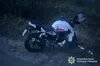 На Львівщині поліцейські затримали нетверезого мотоцикліста, який спричинив ДТП