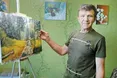 Після фізичної роботи береться за пензлик