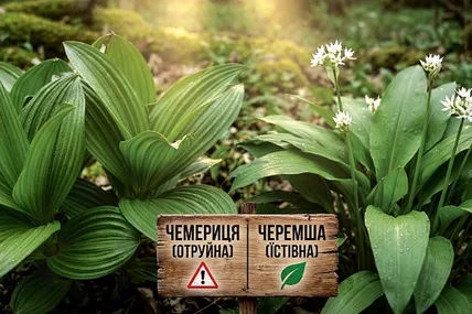 Черемша&nbsp;&mdash; джерело вітамінів, чемериця&nbsp;&mdash; &laquo;квиток&raquo; до реанімації
