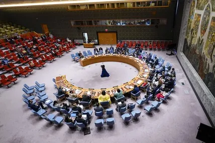 Україна ініціювала термінове засідання Радбезу ООН через масовану атаку рф по Києву. Фото Суспільне