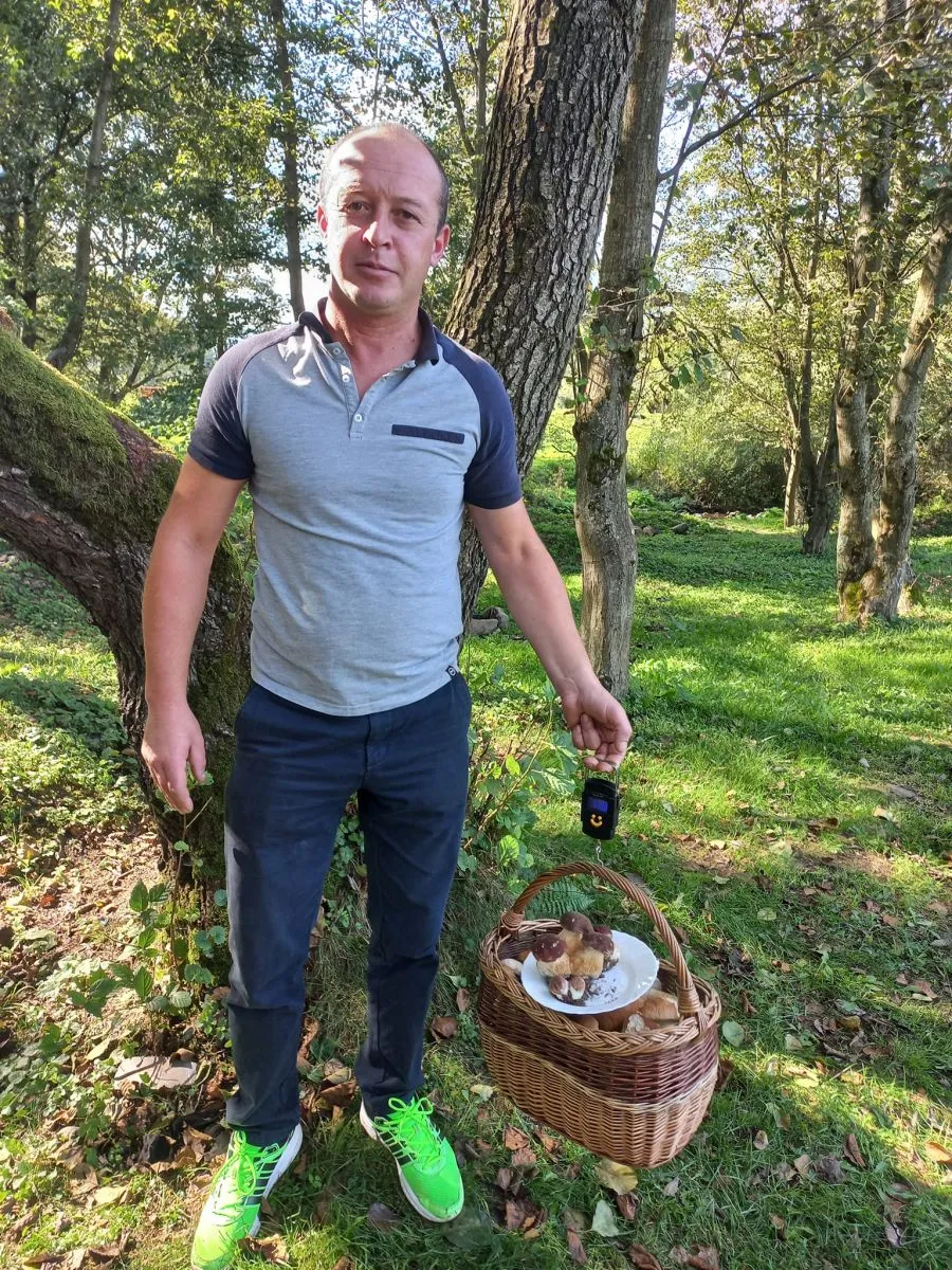 Під час «грибного» конкурсу у Сколе. Фото Олексія ТРЕНИЧА.