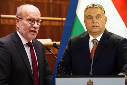 Очільник словацького МЗС Растислав Качер та прем’єр-міністер Віктор Орбан