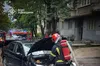 У Львові вранці на одній з вулиць спалахнула автівка