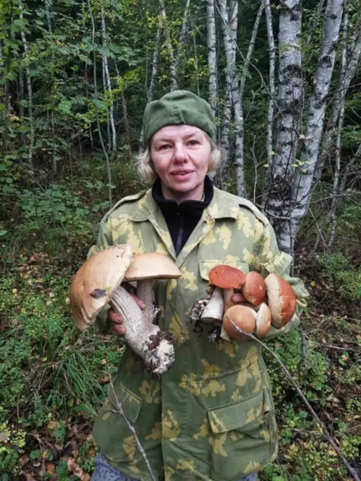 Таких красенів ця «грибоманка» назбирала у Кам‘янці на Сколівщині. Фото із групи «Грибники Львівщини» у Facebook