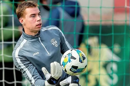 Перший літній новачок «Карпат» Денис Марченко з «Оболоні». Фото fc.obolon.ua
