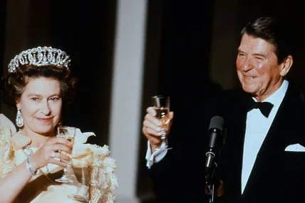 Королева Єлизавету II та президент США у 1983 році. Фото: BBC