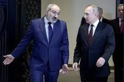 Нікол Пашинян та володимир путін