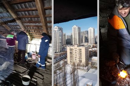 Коли ворог нашу столицю холодом намагається зламати