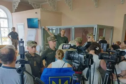 Роман Червінський під час судового засідання 10 липня. Фото Михайла Кайла.
