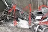 В росії внаслідок вибухів на залізниці перекинувся вантажний потяг
