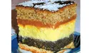 Сирник з маком, яблуками і горіхами