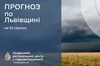 Синоптики прогнозують грози та шквали на Львівщині 3 серпня 2025 року