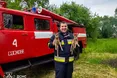Порятунок серед попелу: на Рівненщині вогнеборці визволили двох безпорадних оленят із лісової пожежі
