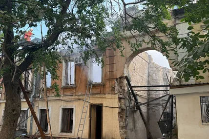 росіяни атакували Одесу: загинула жінка, 17 поранених. Фото: Олег Кіпер