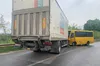 На Дрогобиччині фура в ДТП протаранила маршрутку: є постраждалі