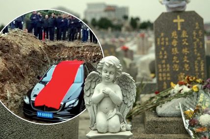 Багатого китайця поховали разом із його &laquo;мерсом&raquo;&hellip;