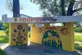 Зупинку громадського транспорту у Яворові розмалювали традиційним орнаментом (ФОТО)