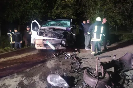 Фото поліції із місця ДТП