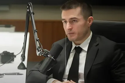 Лекс Фрідман під час інтерв'ю з Володимиром Зеленським Скриншот