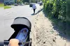 «Проводити ремонт тротуару на даний час недоцільно»: мами з візочками змушені виходити на дорогу