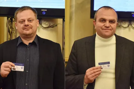 Олег Іваш та Микола Фрей. Фото: ЛОР
