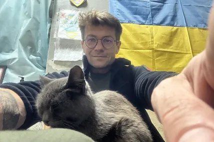 Ексміністр охорони здоровʼя Литви провів два тижні у зоні бойових дій в Україні, де допомагав рятувати поранених. Фото: Фото: LRT