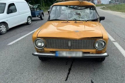 Аварія у селі Солонка Львівського району. Фото: Пресслужба поліції Львівської області