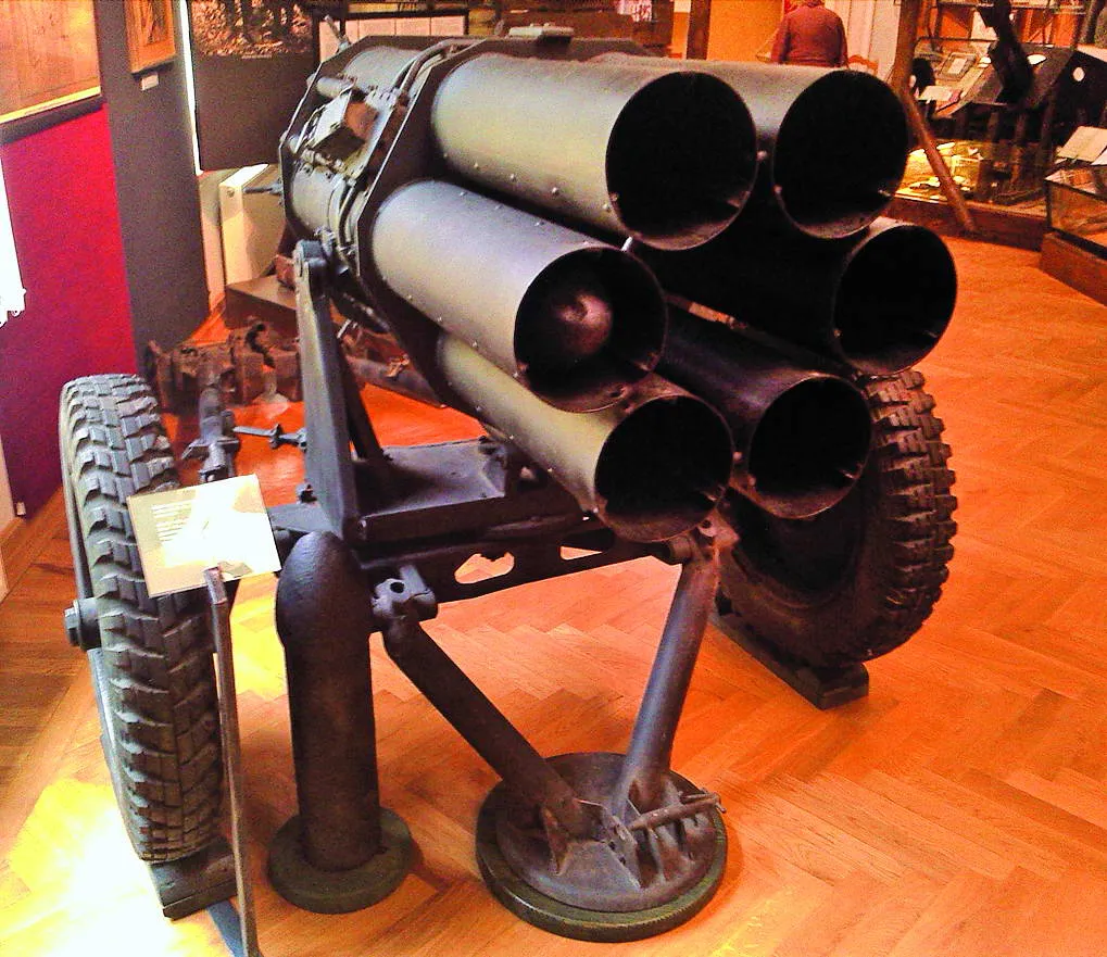 Реактивний шестиствольний міномет «Nebelwerfer 41» зразка 1941 р. Німеччина